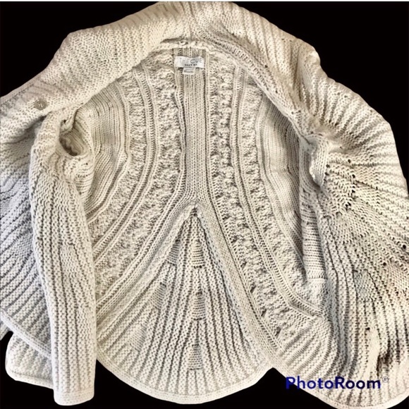 Anthropologie Comete Chunky knit Cardigan x The Cue: Cream. - Picture 8 of 13